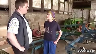 Writer Clog up b mismanage German Step-daughter and Fuck her Outdoor