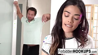 Molten student bangs her step-uncle